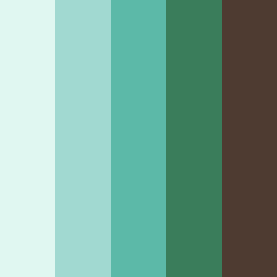 Download blue green earth color palette PNG image (square)