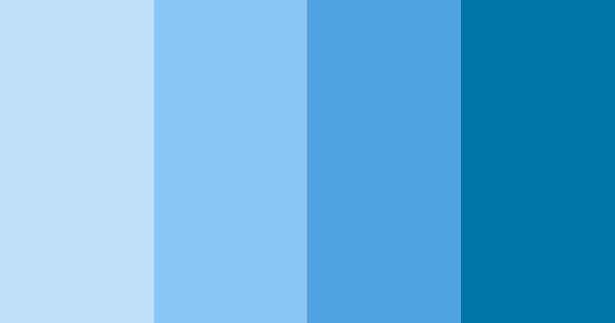 Download light blue color palette PNG image (landscape)