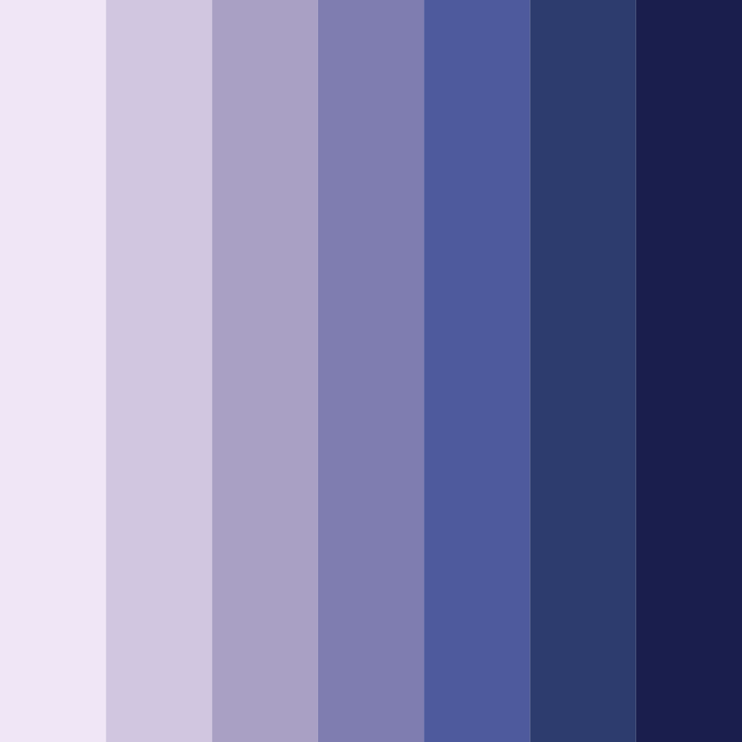 Download ethereal twilight color palette PNG image (square)