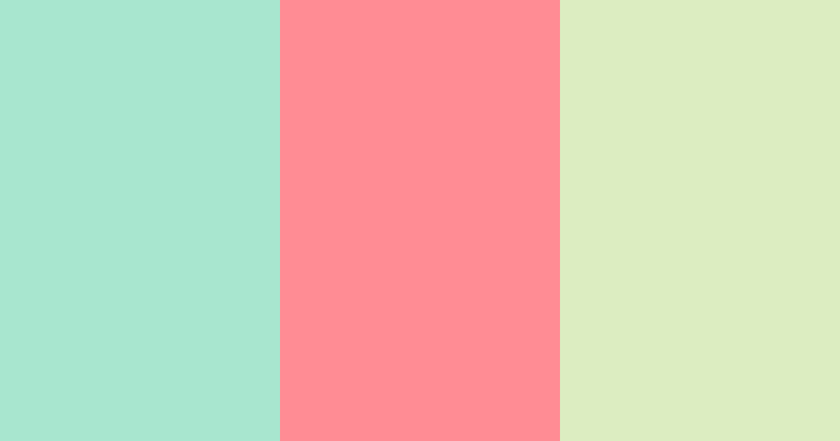 Download blight pink and green color palette PNG image (landscape)