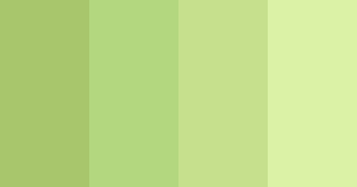 Download shades of green color palette PNG image (landscape)