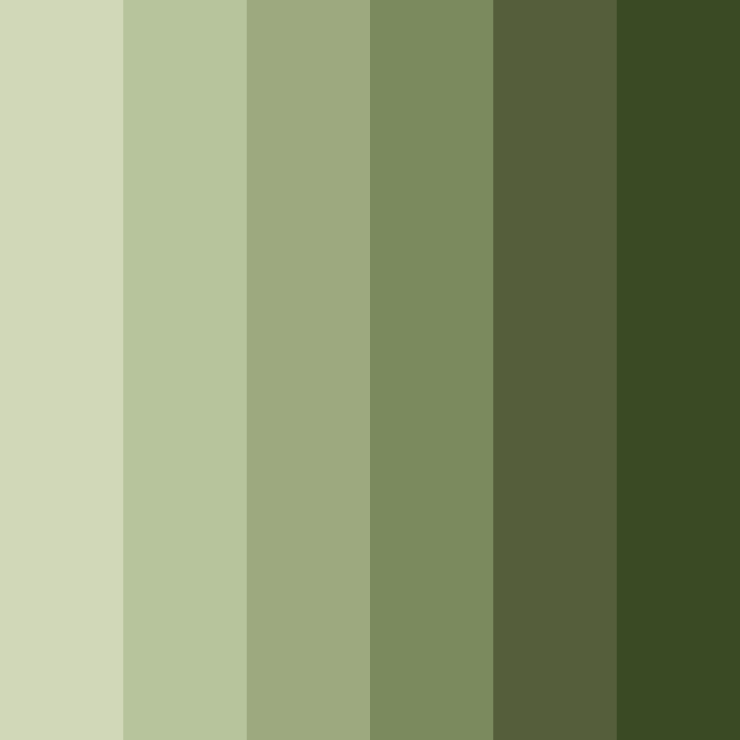 Download shades of khaki color palette PNG image (square)