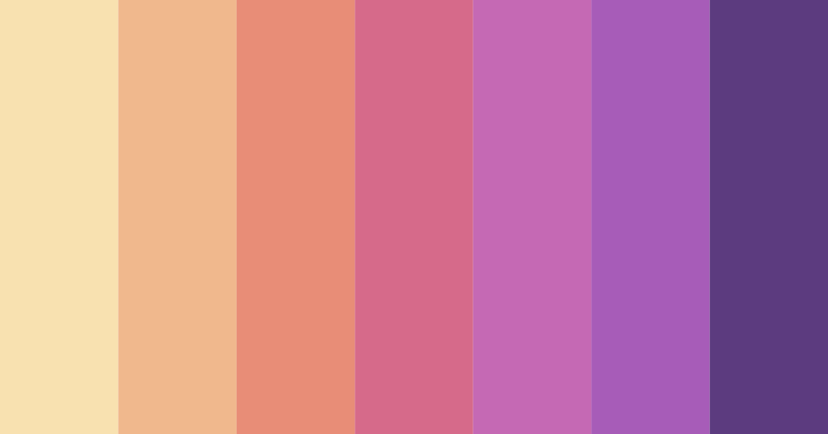 Download warm pink color palette PNG image (landscape)