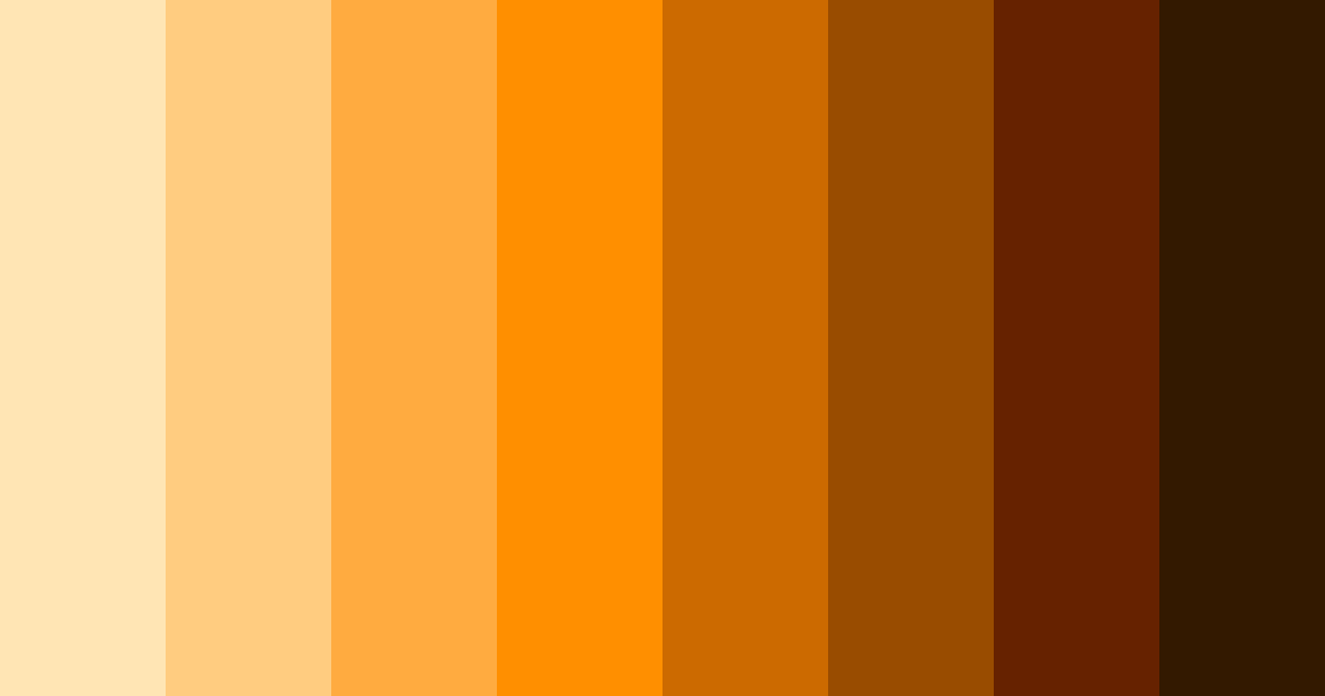 Download citrus ember color palette PNG image (landscape)