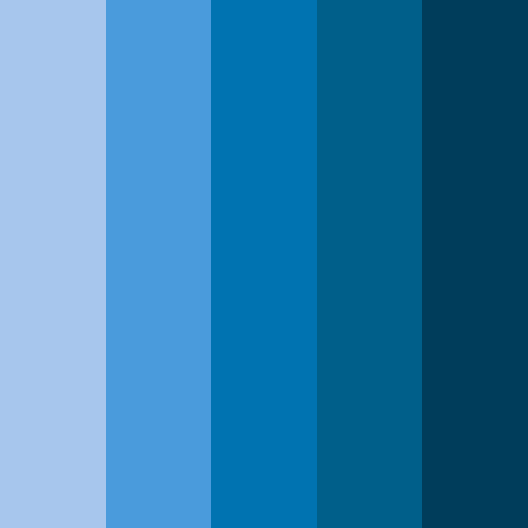 Download azure harmony color palette PNG image (square)