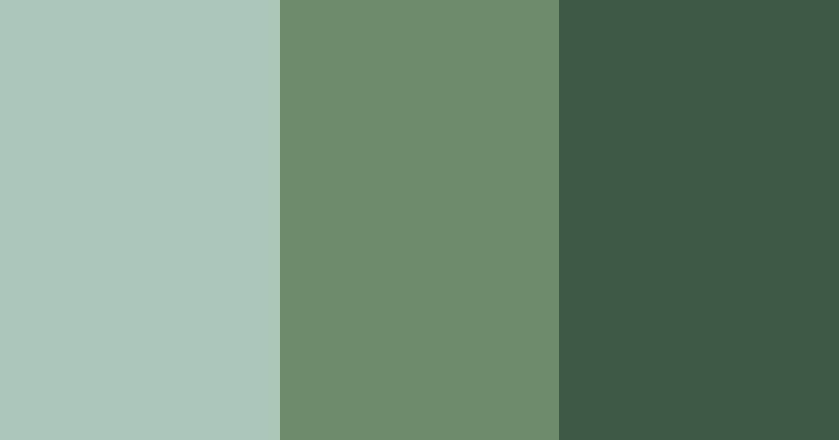 Download dark green color palette PNG image (landscape)
