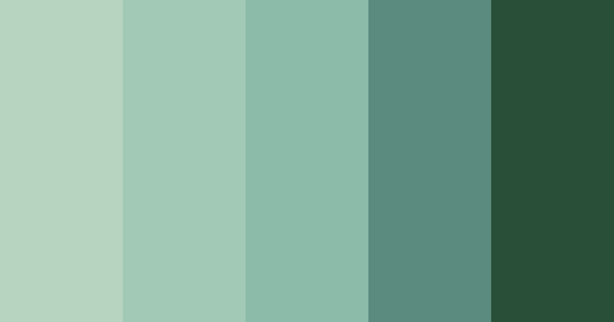 Download serene forest whisper color palette PNG image (landscape)
