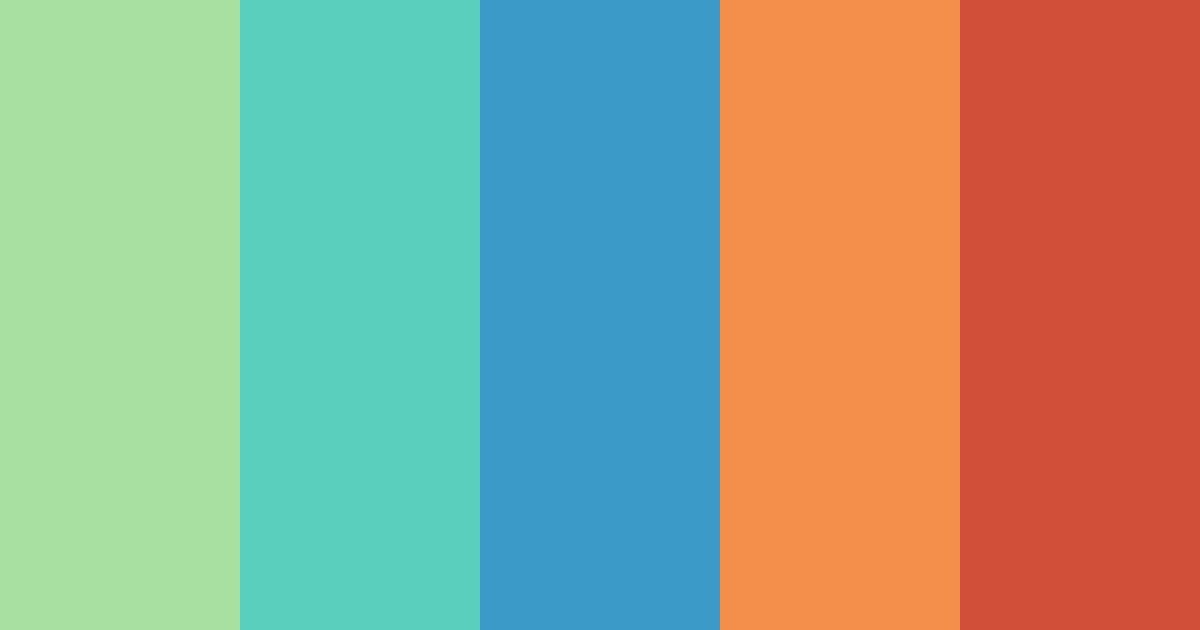 Download lime green oasis color palette PNG image (landscape)