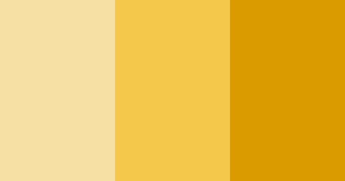 Download golden sunshine color palette PNG image (landscape)