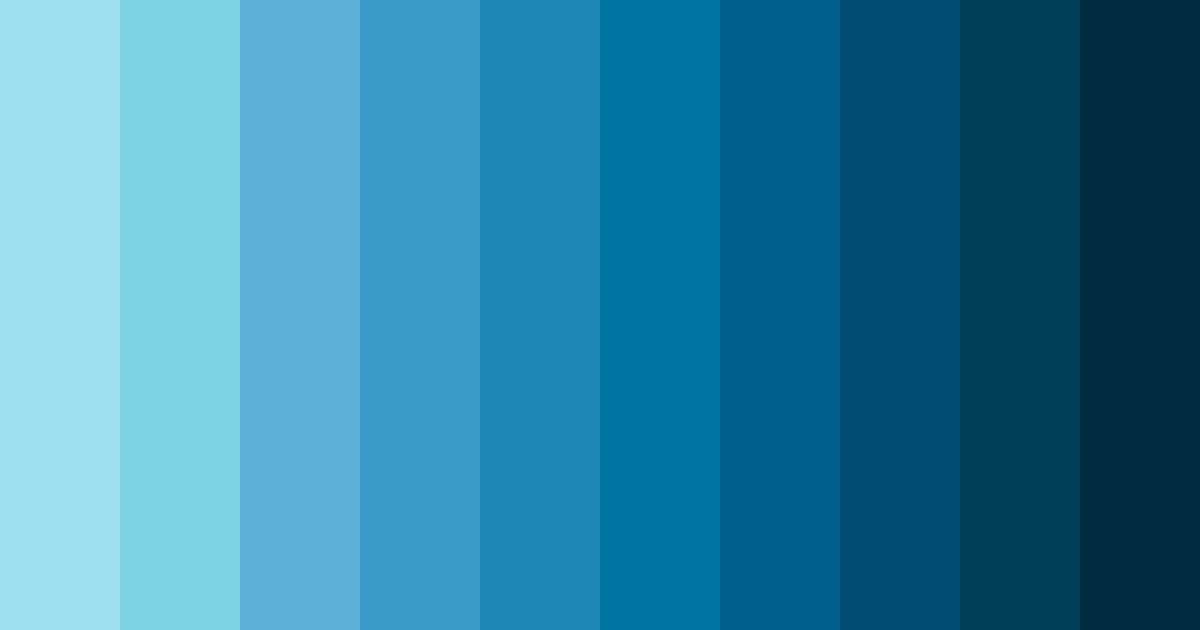 Download aquatic crystals color palette PNG image (landscape)
