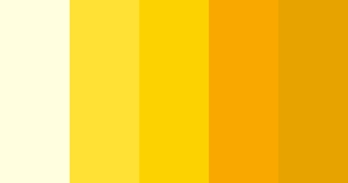 Download sunshine serenade color palette PNG image (landscape)