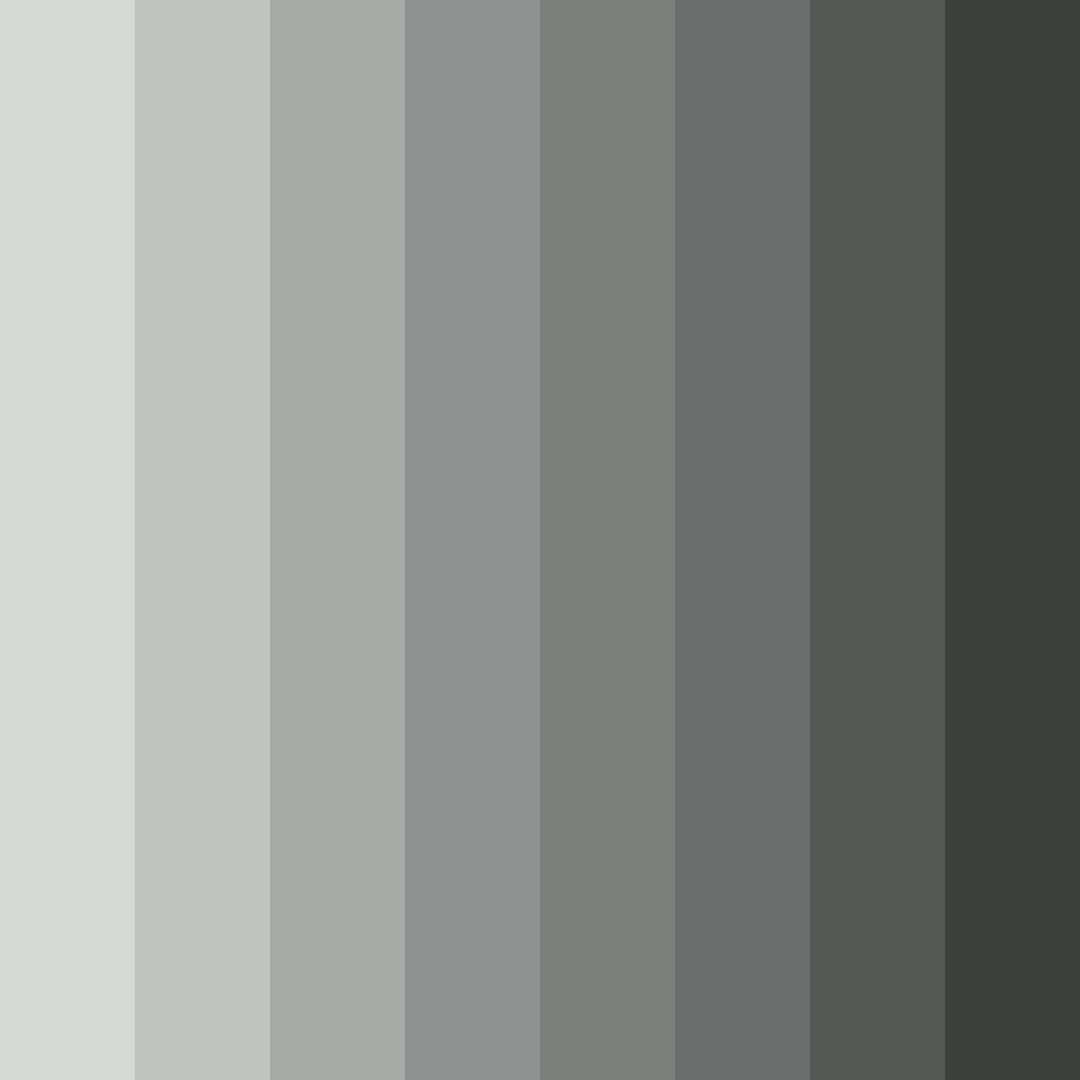 Download shades of silver color palette PNG image (square)