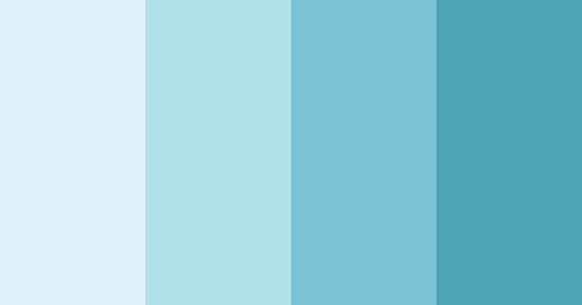 Download aqua serenade color palette PNG image (landscape)