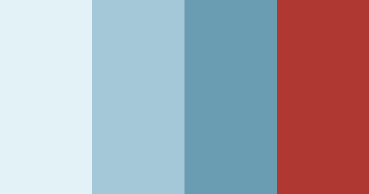 Download blue coral color palette PNG image (landscape)