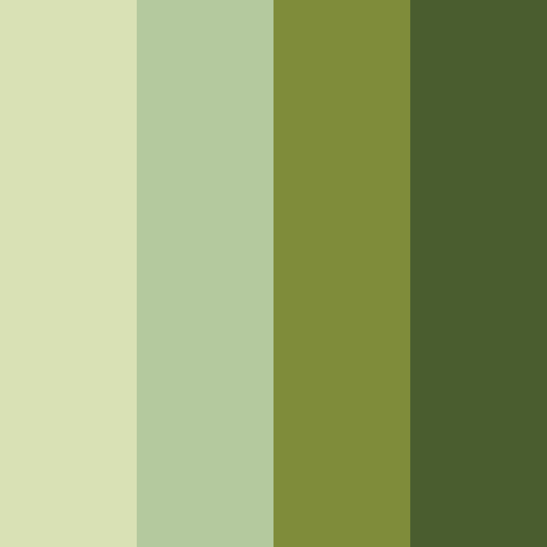 Download olive shades color palette PNG image (square)