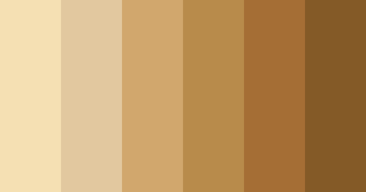 Download fawn's embrace color palette PNG image (landscape)