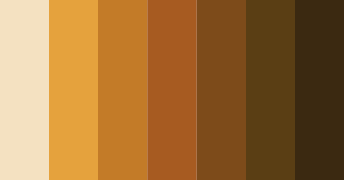 Download autumn orange color palette PNG image (landscape)