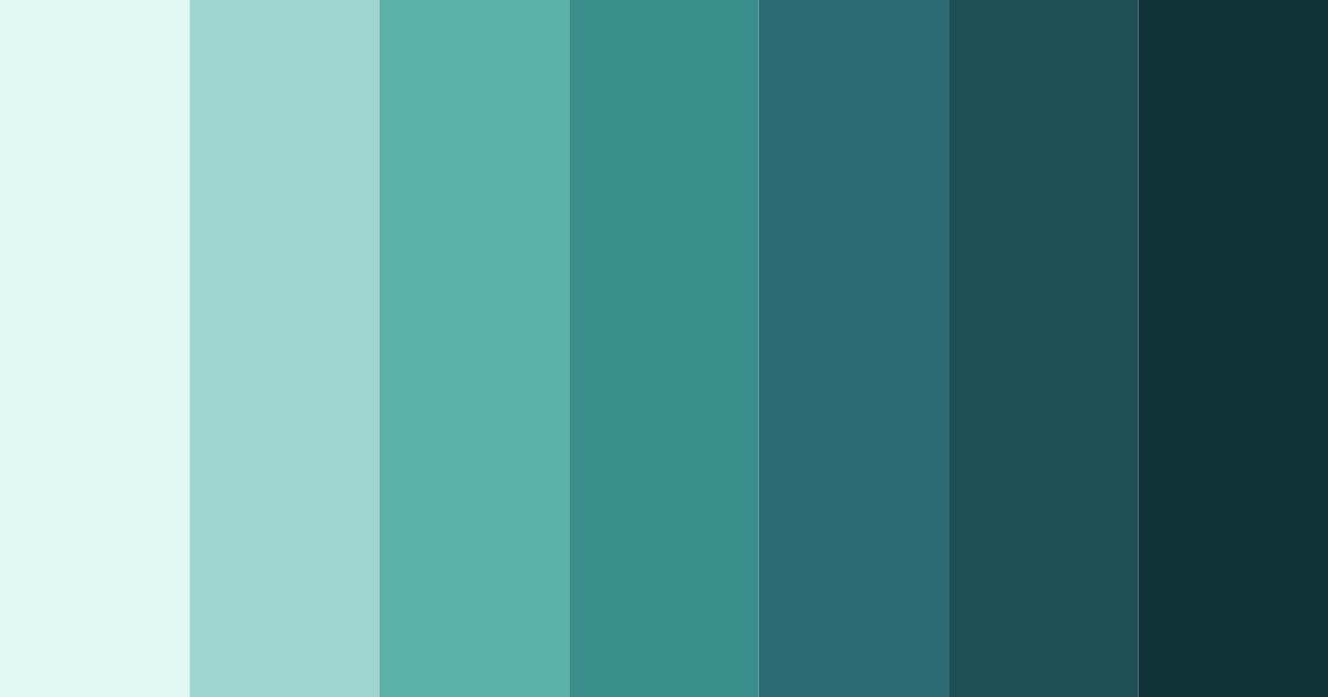 Download teal timerwolf color palette PNG image (landscape)