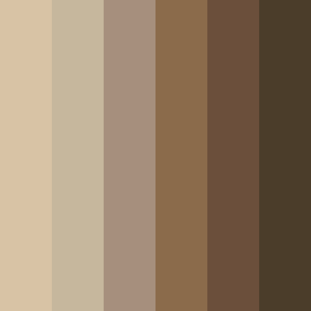 Download timberland tones color palette PNG image (square)