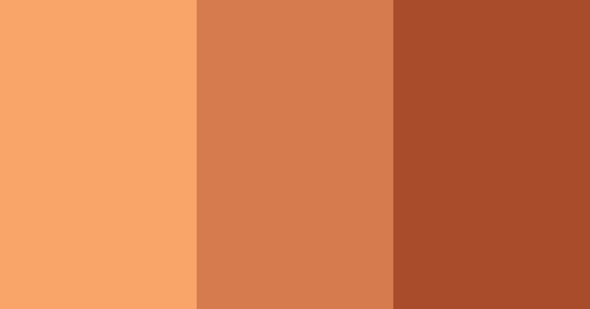 Download burnt orange color palette PNG image (landscape)