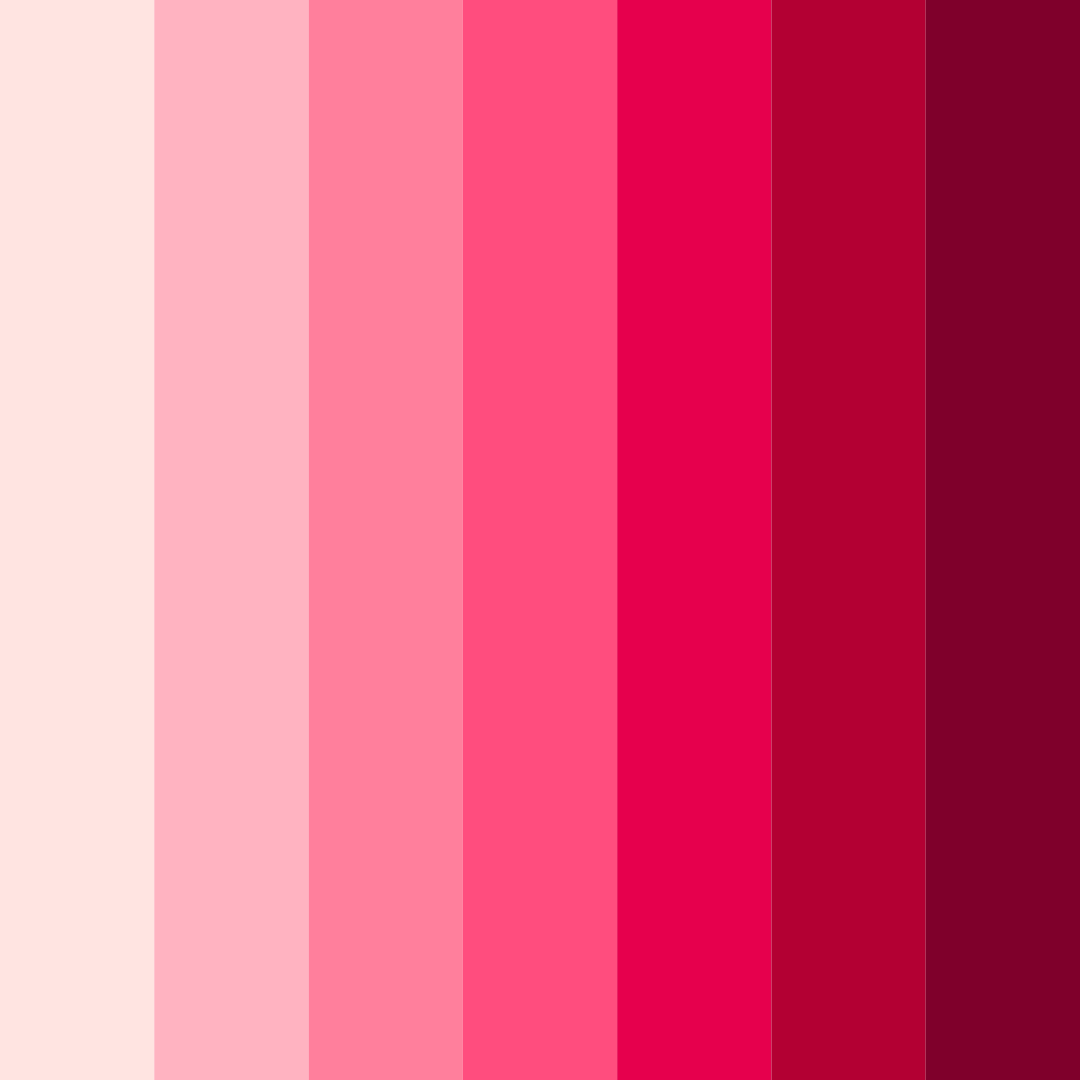 Download cherry blossom color palette PNG image (square)