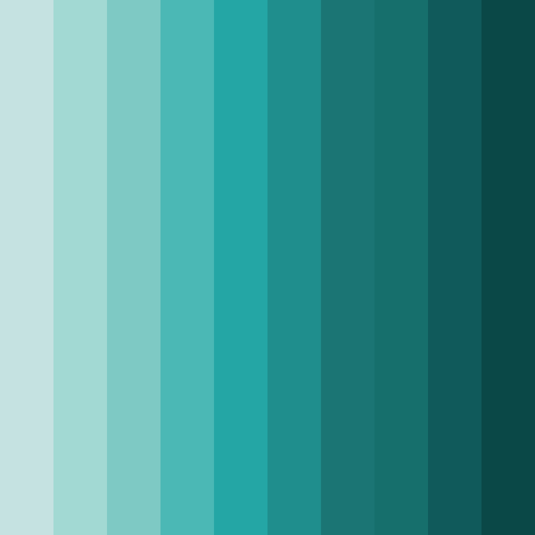 Download teal oil color palette PNG image (square)