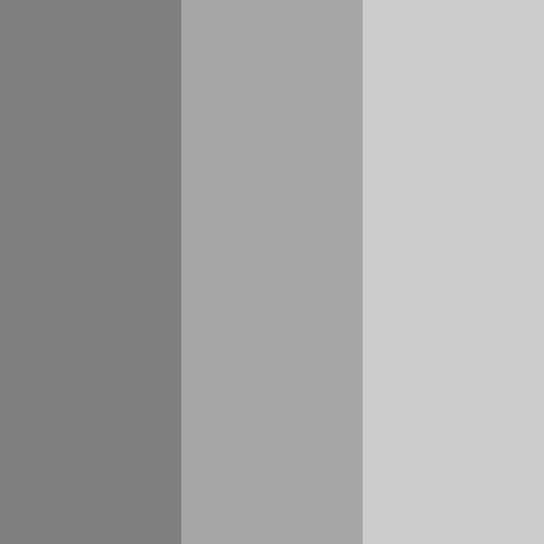 Download shades of gray color palette PNG image (square)
