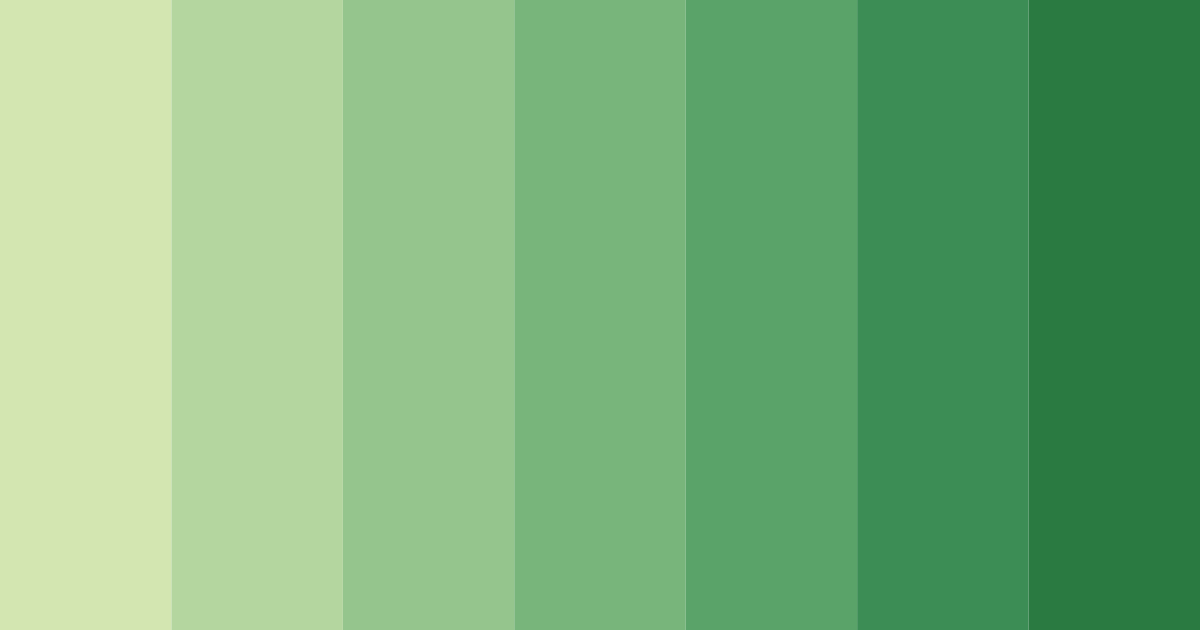 Download verdant whispers color palette PNG image (landscape)