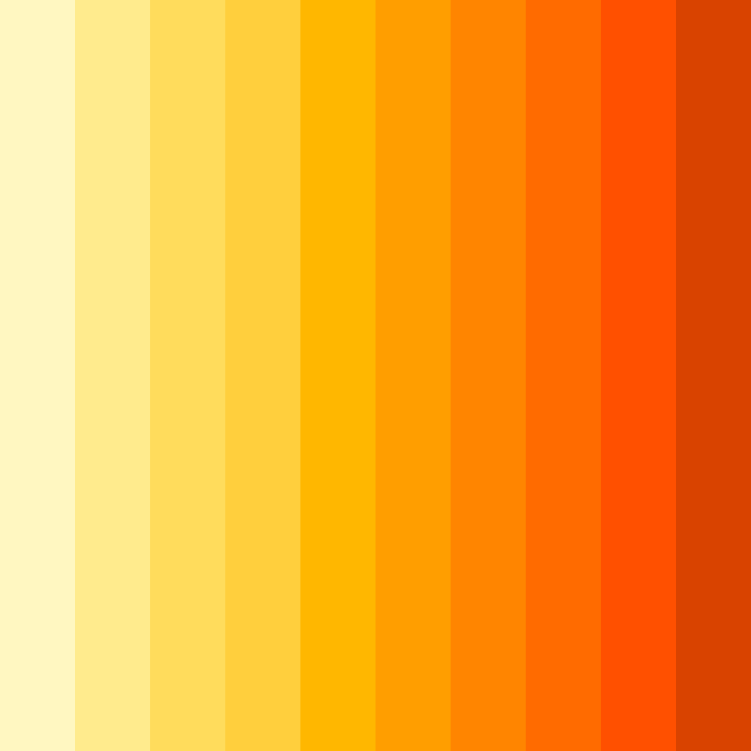 Download sunny yellow color palette PNG image (square)