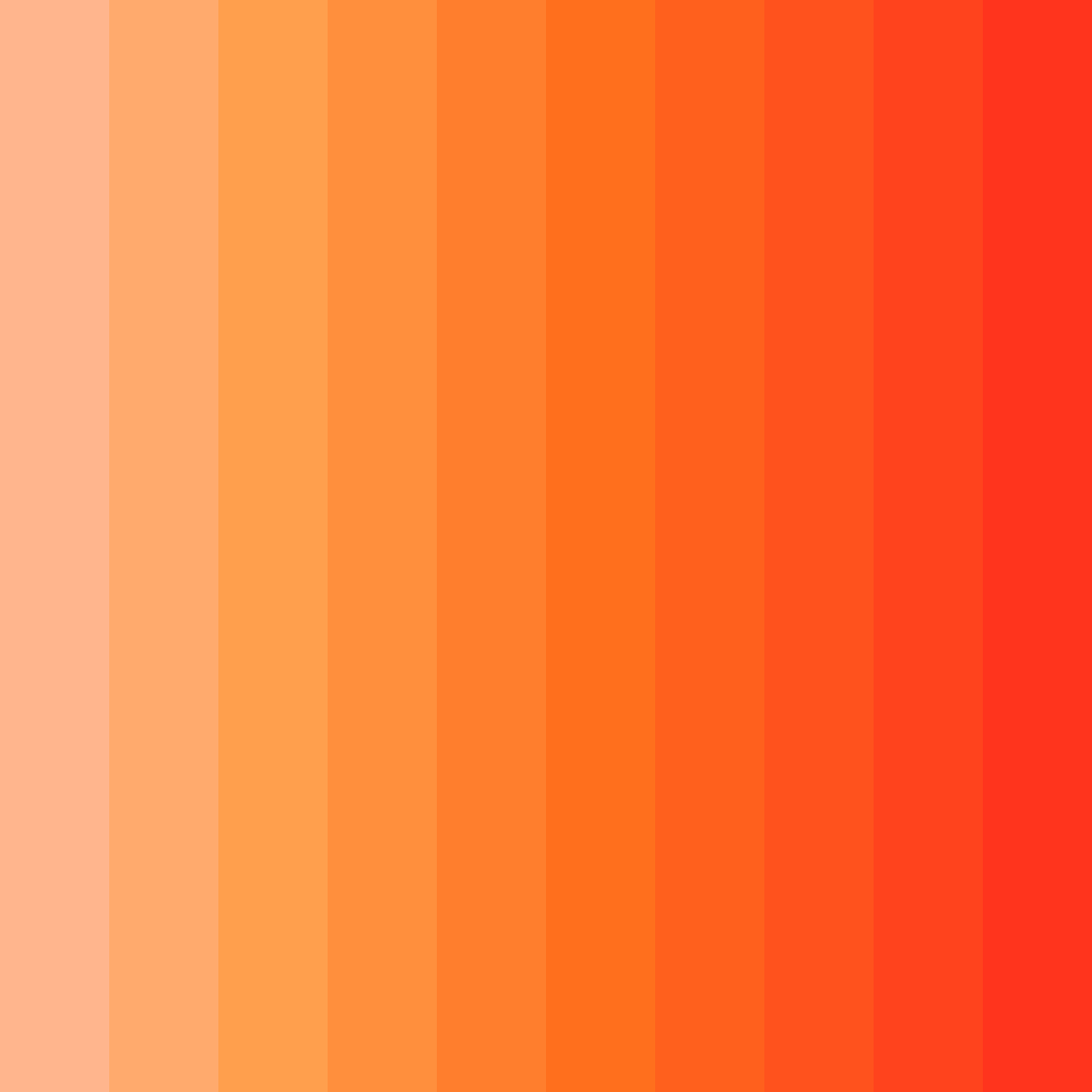 Download sunset ember color palette PNG image (square)