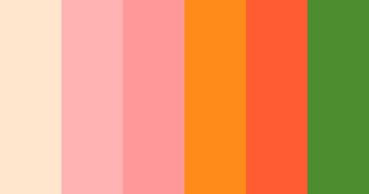 Download citrus breeze color palette PNG image (landscape)