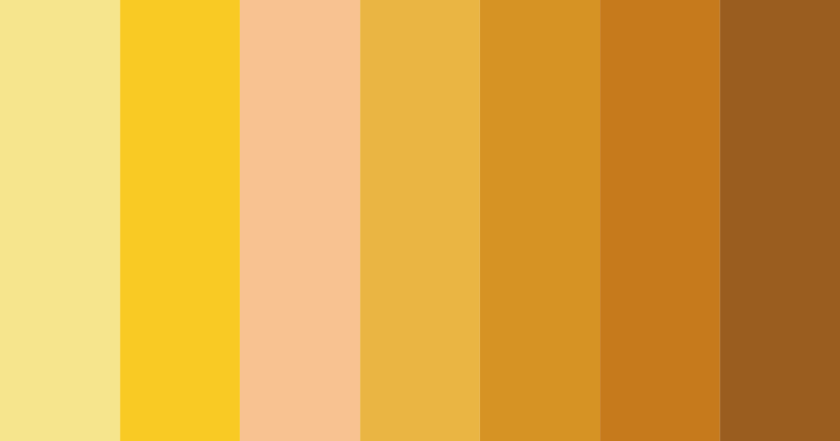 Download sunlit serenade color palette PNG image (landscape)