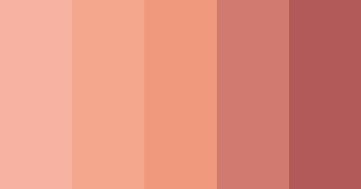 Download blushing elegance color palette PNG image (landscape)