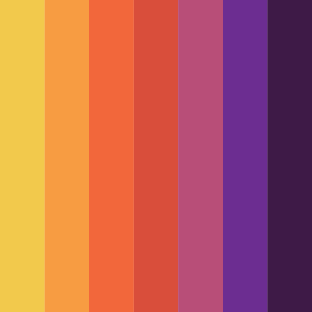 Download theatrical eclipse color palette PNG image (square)