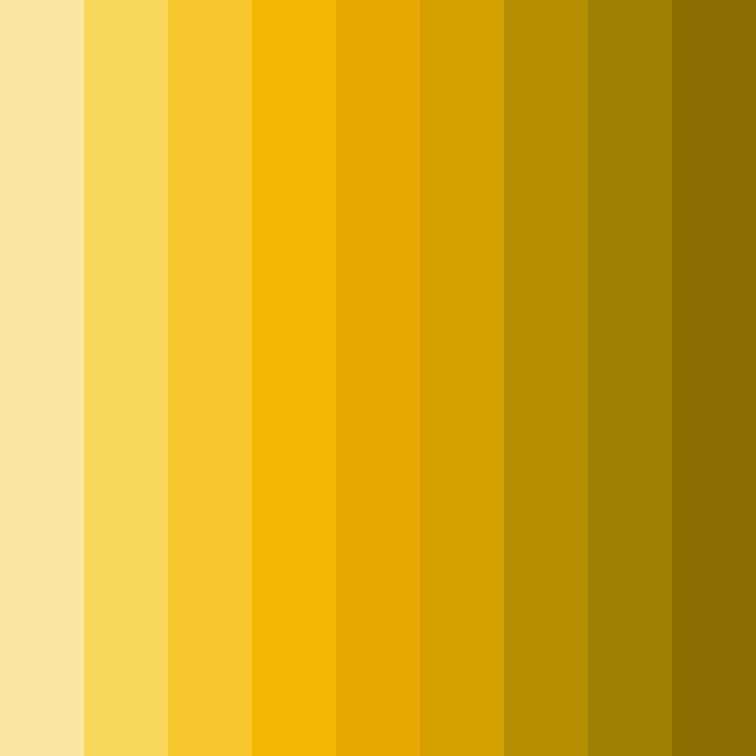 Download golden glow color palette PNG image (square)