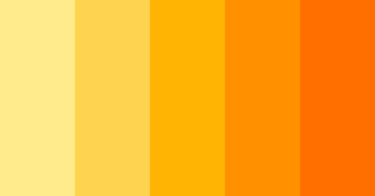 Download citrus sunrise color palette PNG image (landscape)