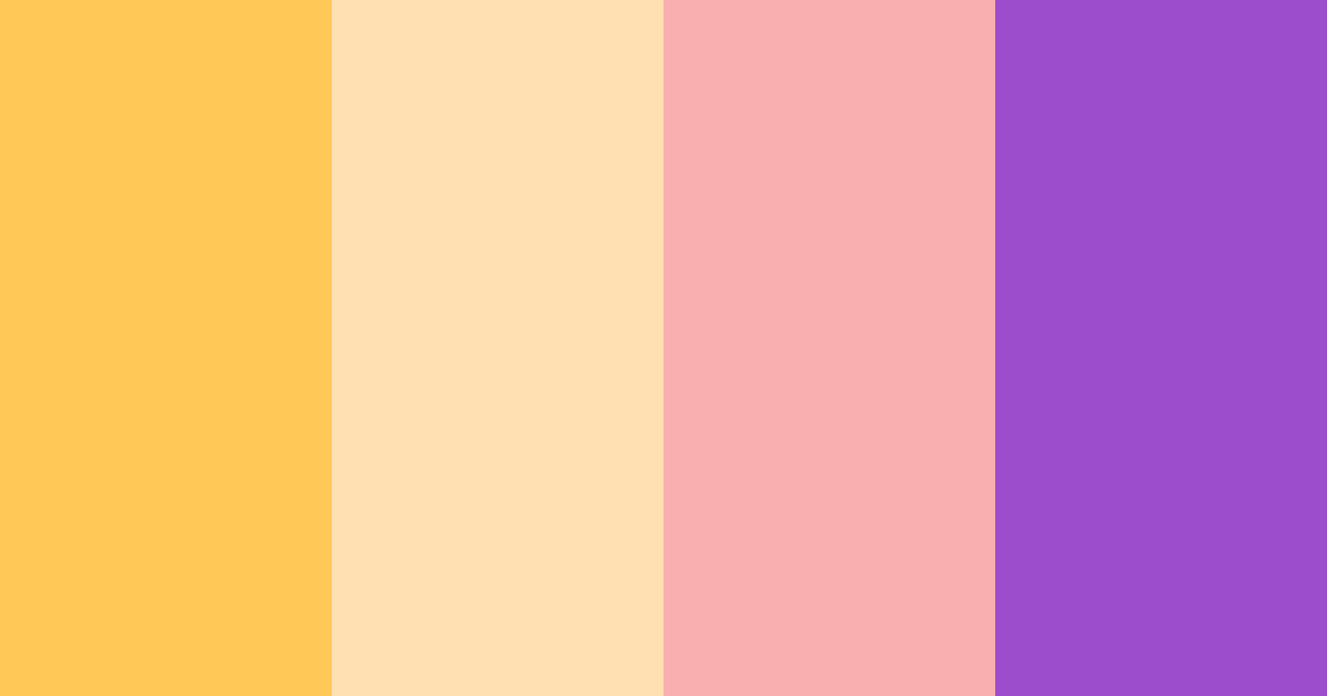 Download sunset dream color palette PNG image (landscape)