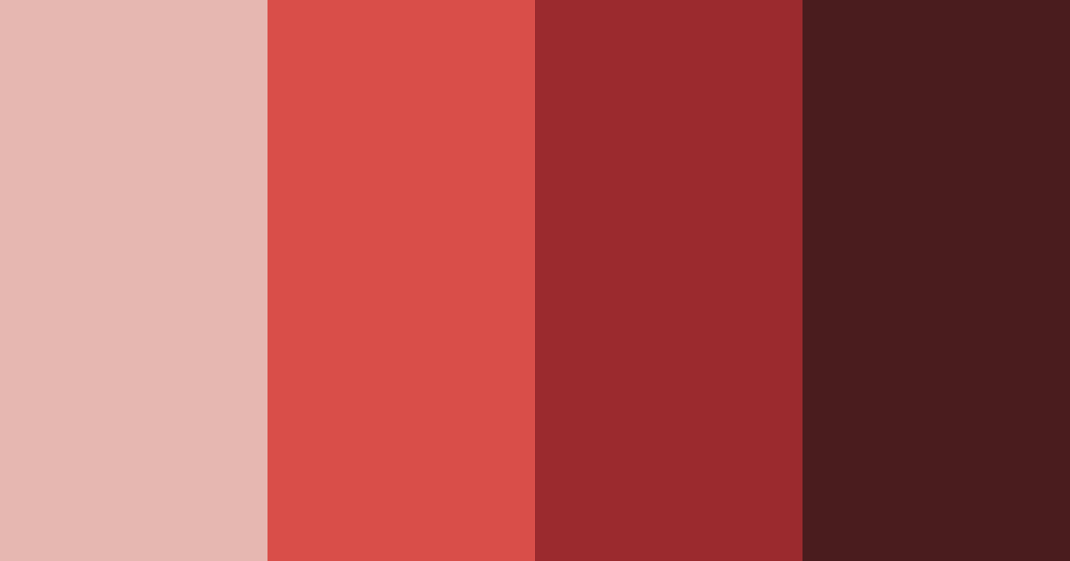 Download dark maroon color palette PNG image (landscape)