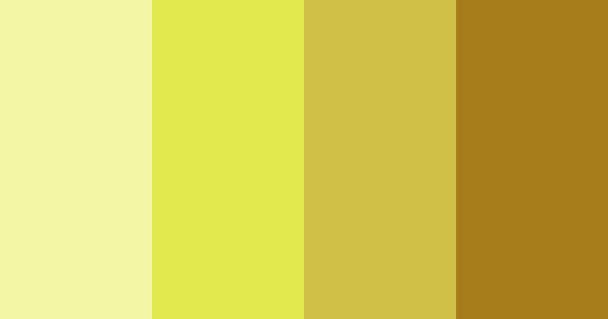 Download golden summer glow color palette PNG image (landscape)