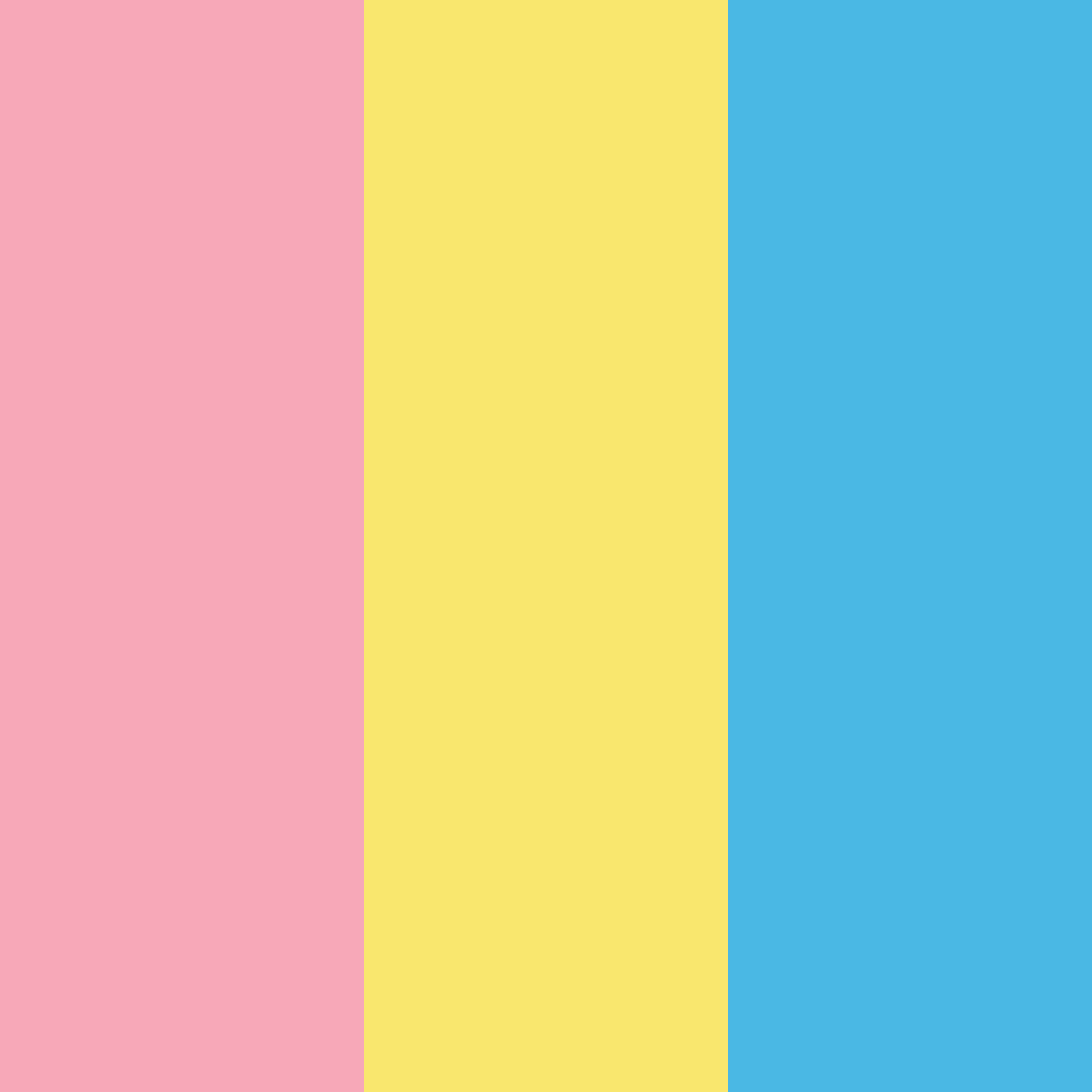 Download colorful blue color palette PNG image (square)