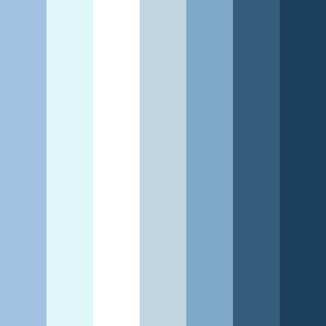 Download oceanic serenity color palette PNG image (square)
