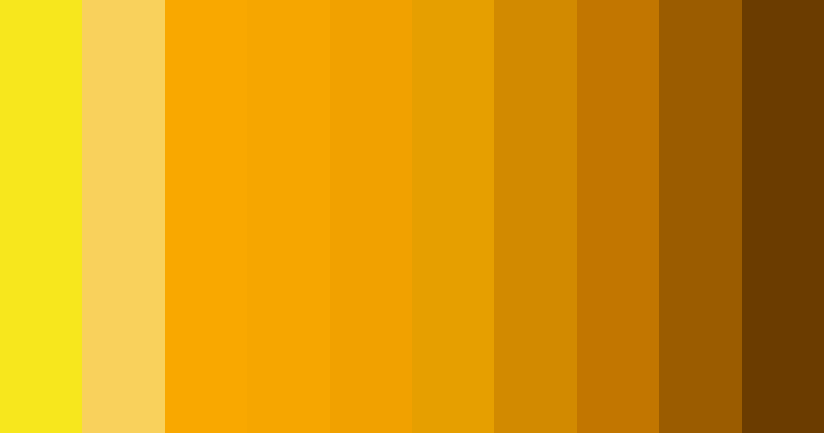 Download yellow buzz color palette PNG image (landscape)