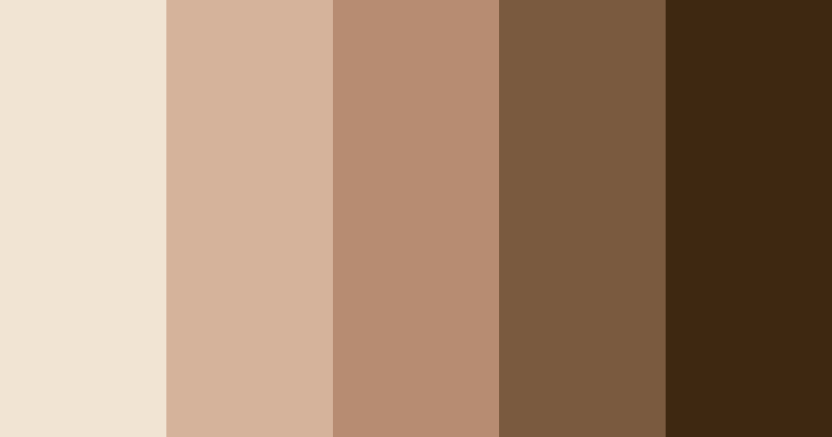 Download brown luxury color palette PNG image (landscape)