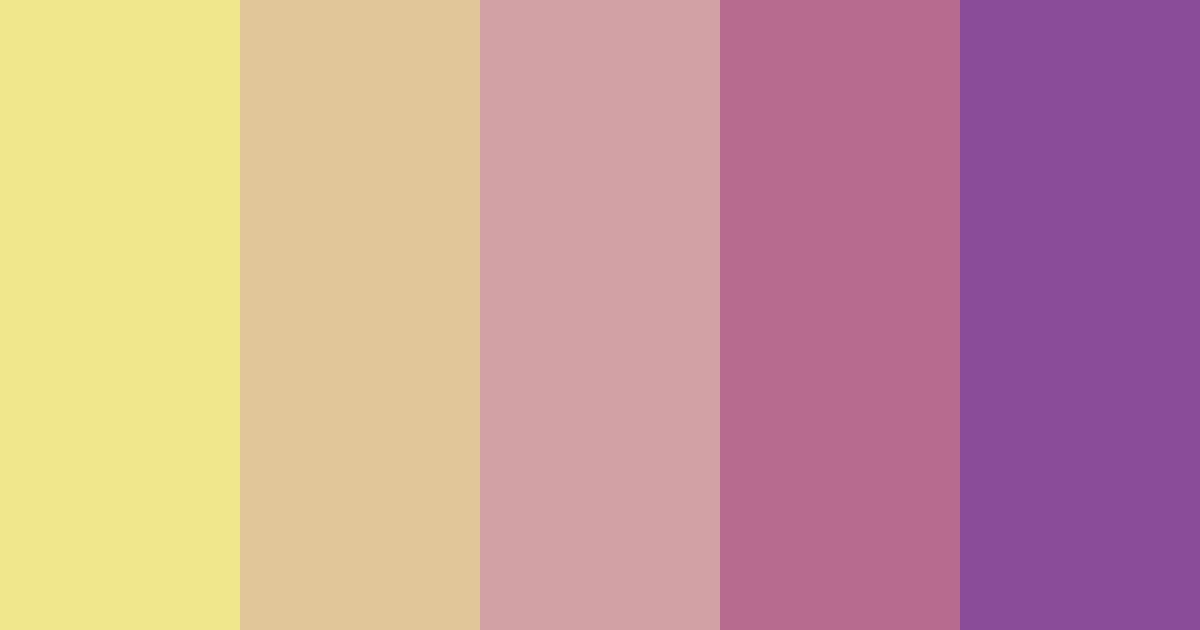 Download trendy tapestry color palette PNG image (landscape)