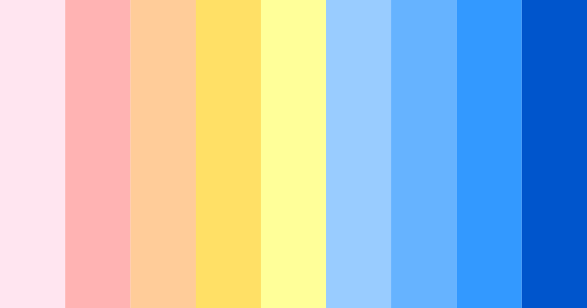 Download sunset serenity color palette PNG image (landscape)