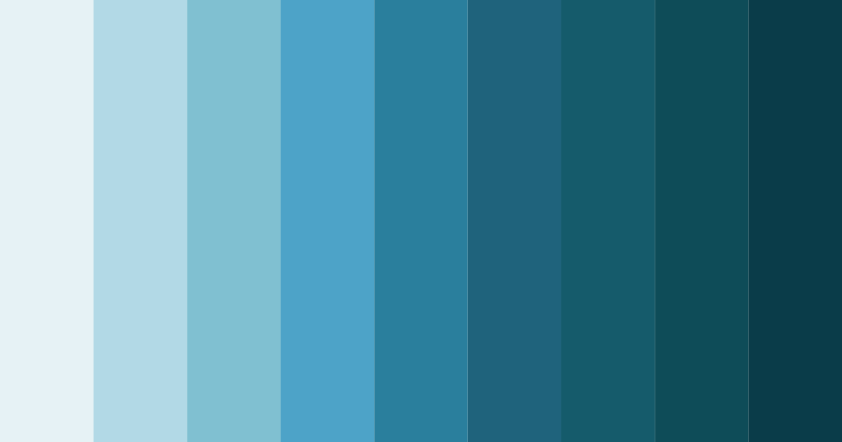 Download blue voyage color palette PNG image (landscape)
