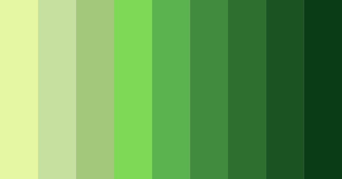 Download verdant symphony color palette PNG image (landscape)