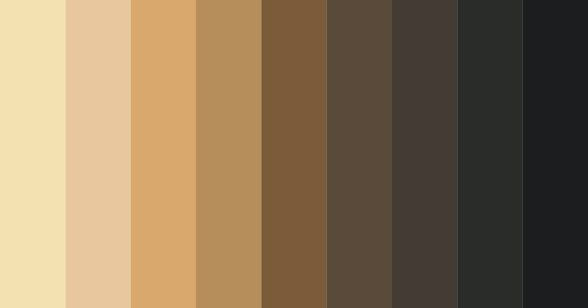 Download brown elegance color palette PNG image (landscape)
