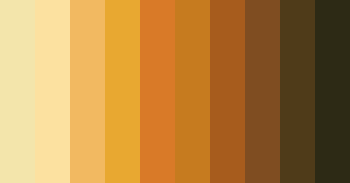 Download golden earth color palette PNG image (landscape)