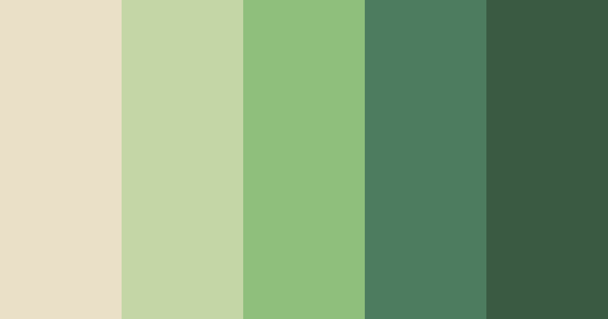 Download serene harmony color palette PNG image (landscape)